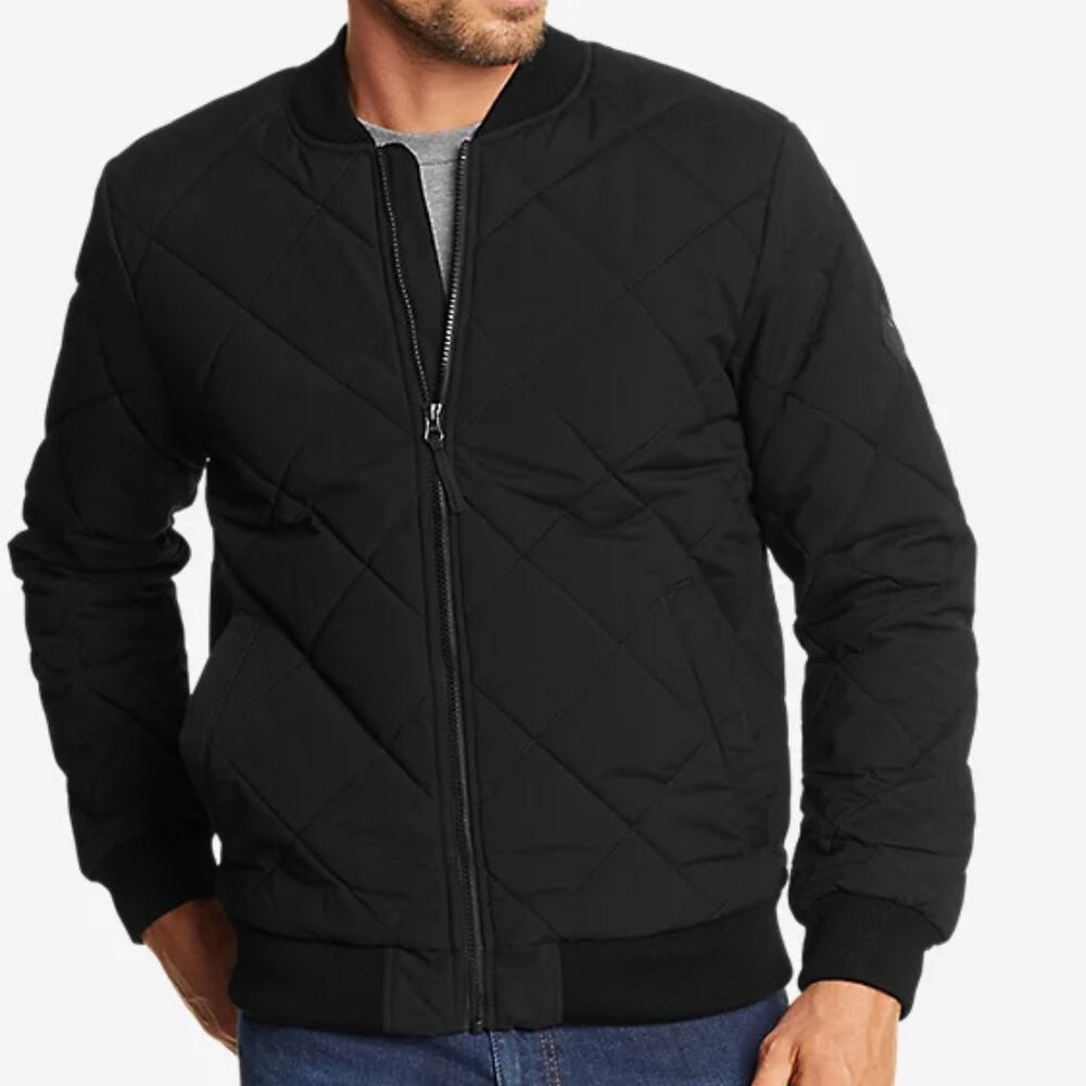 Levi's Men's Quilted Fashion Bomber Jacket Size Small Black NWT